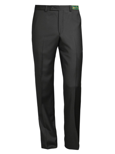Shop Saks Fifth Avenue Men's Collection Wool Basic Pants In Black