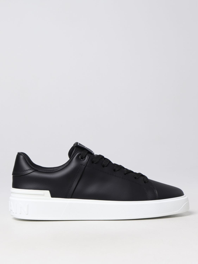 Shop Balmain Sneakers  Men Color Black 1