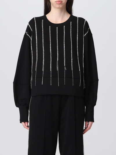 Shop Actitude Twinset Sweatshirt  Woman In Black