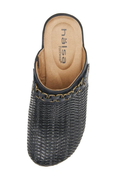Halsa Footwear Chloe Clog In Black
