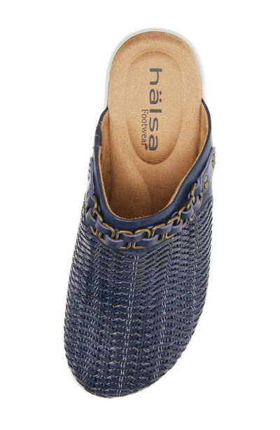 Shop Halsa Footwear Chloe Clog In Navy