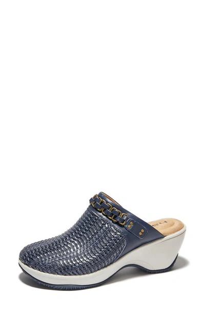 Shop Halsa Footwear Chloe Clog In Navy