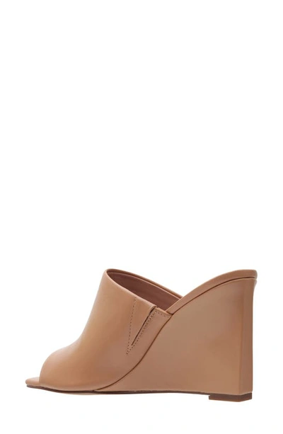 Linea Paolo Glitz Wedge Slide Sandal In Desert