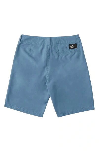 Shop Quiksilver Kids' Amphibian Hybrid Shorts In Captains Blue