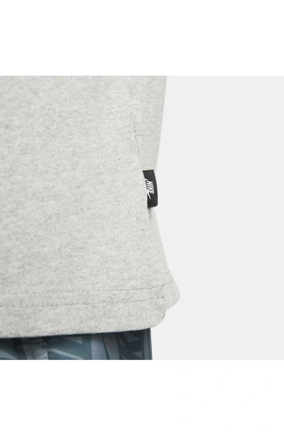 Shop Nike Sportswear Premium Essentials Pocket T-shirt In Dark Grey Heather