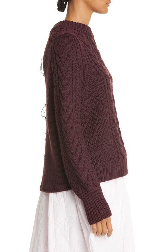 ISABELLA CREWNECK JUMPER WITH CUTOUTS