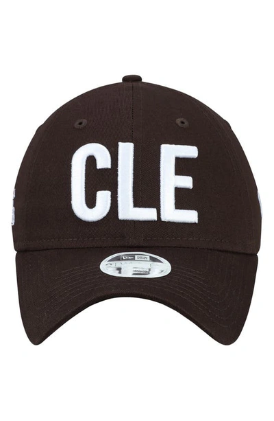 Shop New Era Brown Cleveland Browns Hometown 9twenty Adjustable Hat