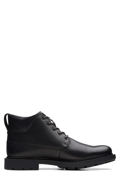 Shop Clarks Craftdale 2 Boot In Black Leather