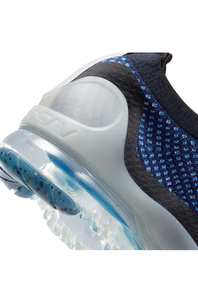 Shop Nike Air Vapormax 2021 Fk Sneaker In Midnight Navy/ Black/ Blue
