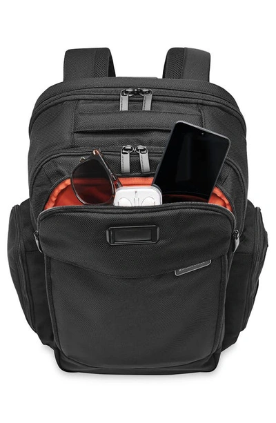 Briggs & Riley Baseline Traveler Backpack In Black