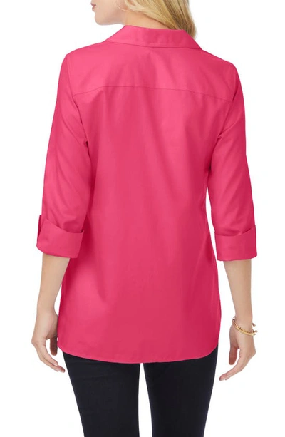 Shop Foxcroft Pandora Non-iron Cotton Shirt In French Rose