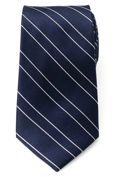 Shop Cufflinks, Inc . Classi Stripe Silk Tie In Navy