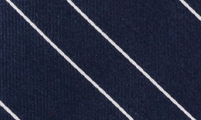Cufflinks, Inc Classi Stripe Silk Tie In Navy