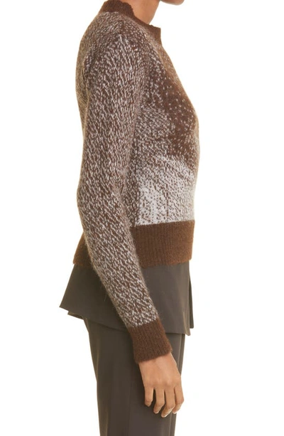 Shop Paloma Wool Paufito Jacquard Alpaca Blend Sweater In Dark Brown