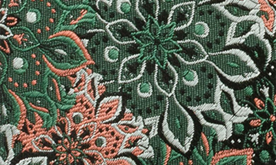 Shop Cufflinks, Inc Green Floral Silk Tie & Pocket Square