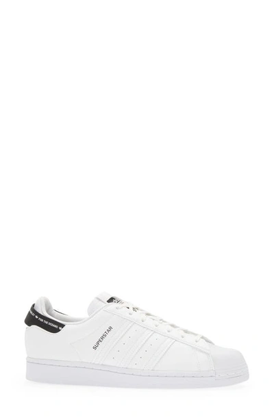 Shop Adidas Originals Superstar Sneaker In Cloud White/ White/ Core Black