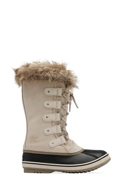Shop Sorel Joan Of Arctic Faux Fur Waterproof Snow Boot In Fawn/ Omega Taupe
