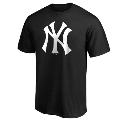 Shop Fanatics Branded Black New York Yankees Official Logo T-shirt