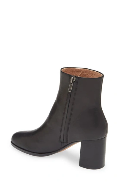 Shop Madewell The Mira Side Seam Bootie In True Black