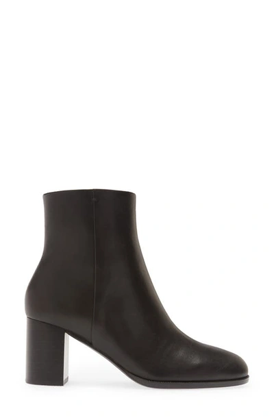 Shop Madewell The Mira Side Seam Bootie In True Black