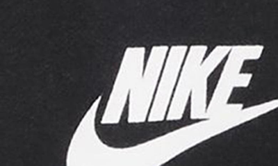 Shop Nike Logo Sweatpants In Black/ Lt Crimson
