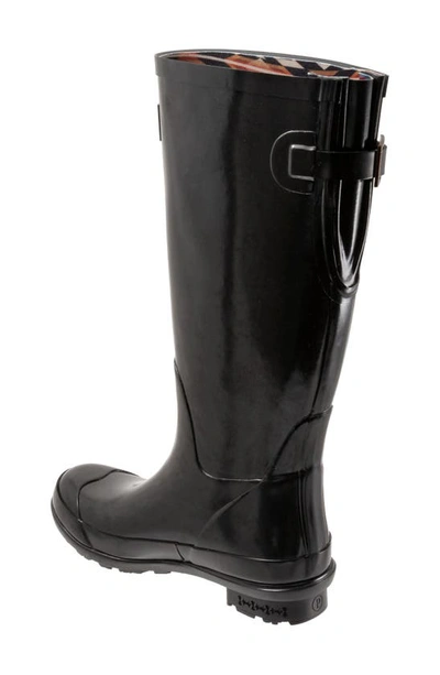 Shop Pendleton Knee High Waterproof Rain Boot In Black