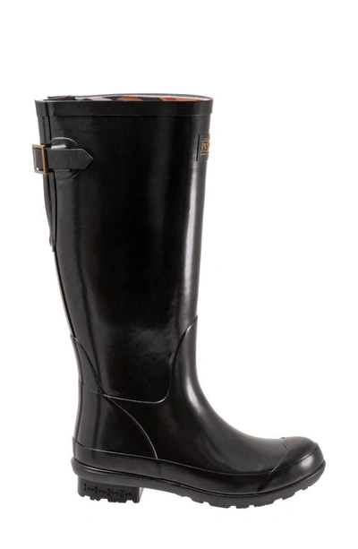Shop Pendleton Knee High Waterproof Rain Boot In Black