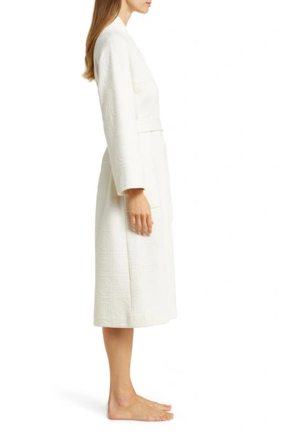Natori Quilted Infinity Jacquard Robe In Cream