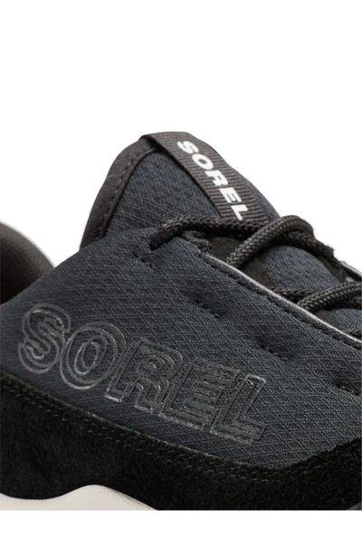 Shop Sorel Ona 718 Low Top Sneaker In Black/ Heatwave