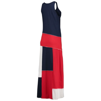 Shop Refried Apparel Navy/red Boston Red Sox Sustainable Scoop Neck Maxi Dress