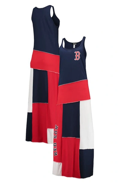 Shop Refried Apparel Navy/red Boston Red Sox Sustainable Scoop Neck Maxi Dress