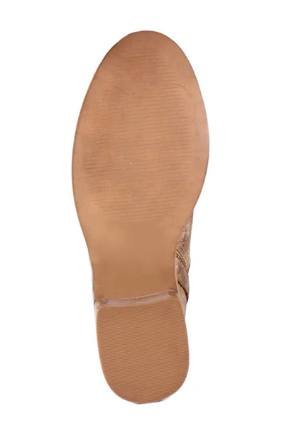 Diba True Work Nerd Bootie In Tan Brown