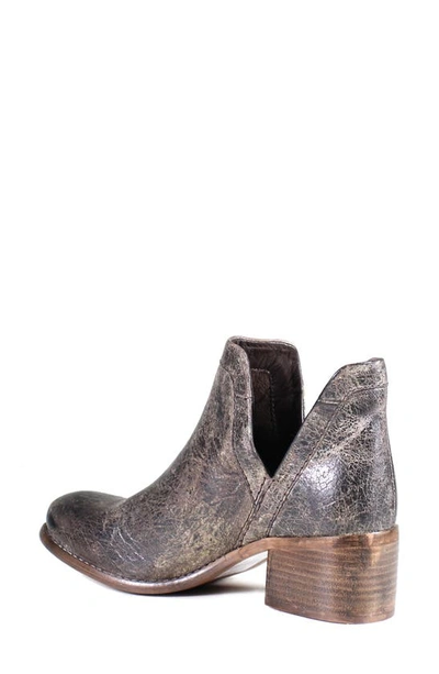 Diba True Work Nerd Bootie In Charcoal Grey