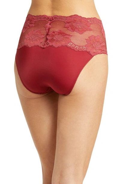 Shop Wacoal Light & Lacy Panties In Rhubarb