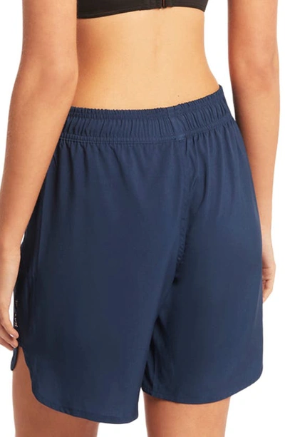 Shop Sea Level 7-inch Stretch Board Shorts In Nightsky