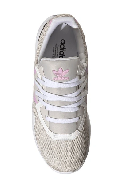 Shop Adidas Originals Kids' Originals Flex Sneaker In Grey/ Bliss Lilac/ White