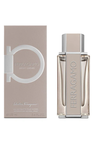 Ferragamo Bright Leather Eau De Toilette 3.4 Oz.
