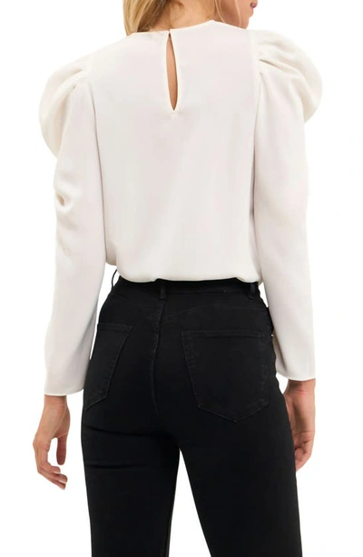 English Factory Puff Shoulder Top In White
