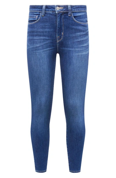 Shop L Agence Margot High Waist Crop Skinny Jeans In Colton