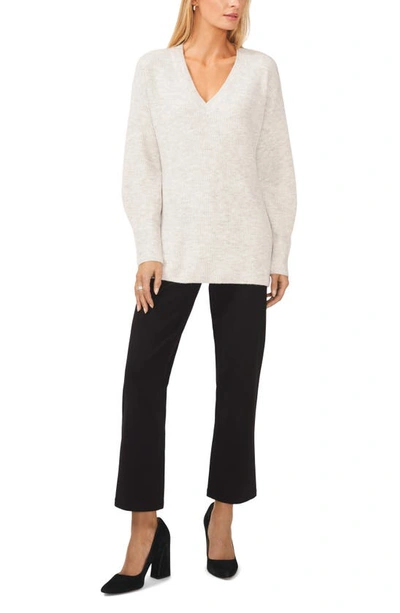 HALOGEN HALOGEN(R) V-NECK TUNIC SWEATER 