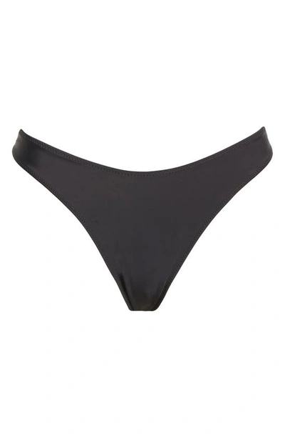Shop Stella Mccartney Old Bond Logo Bikini Bottoms In Black
