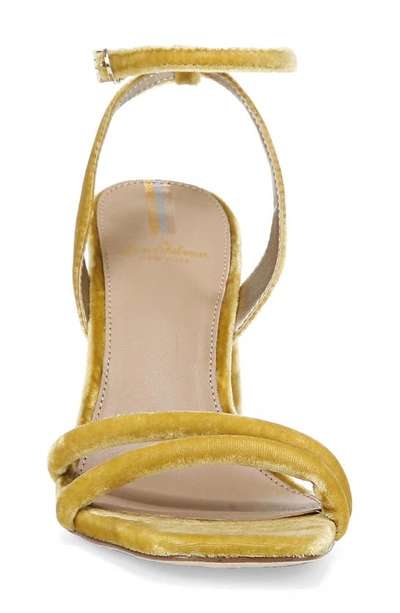 Shop Sam Edelman Kia Strappy Sandal In Saffron Velvet