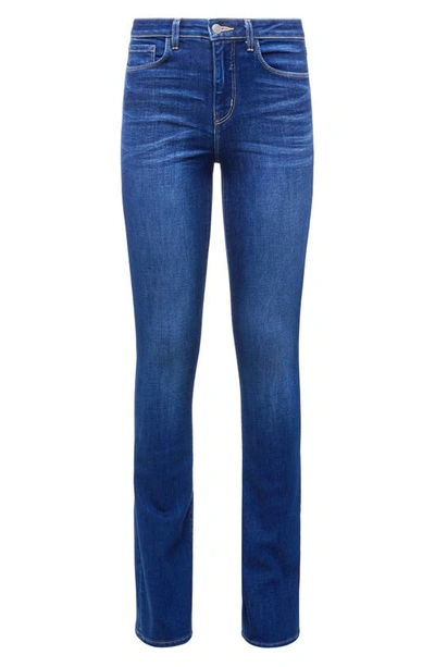 Shop L Agence Selma Sleek Baby Bootcut Jeans In Colton