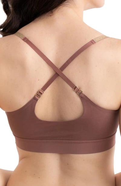 Shop Uwila Warrior Soft Bralette In Toffee