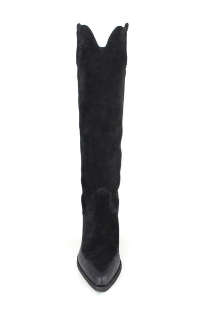 Zigi Valezka Knee High Boot In Black