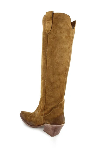 Zigi Valezka Knee High Boot In Brown