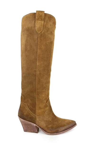 Zigi Valezka Knee High Boot In Brown