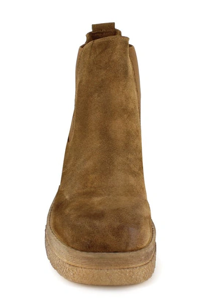 Zigi Ximena Platform Chelsea Boot In Tan