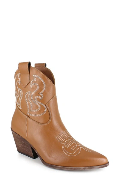 Shop Zigi Paula Bootie In Light Brown