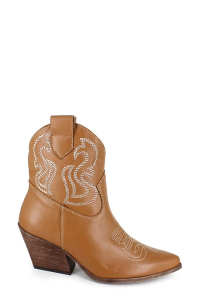 Shop Zigi Paula Bootie In Light Brown